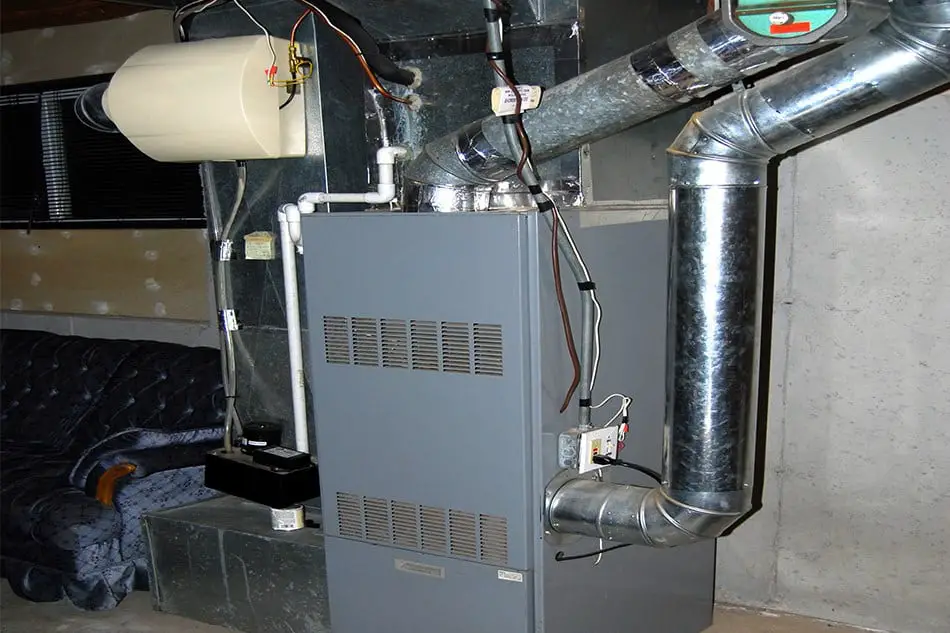 A natural gas furnace can cause a leak